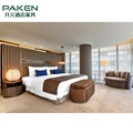 Custom Modern King Size Leather Bed and Wooden Bedroom Sets for Luxury Hotel Furniture1