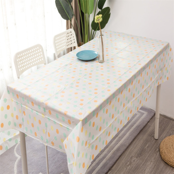 plastic tablecloth