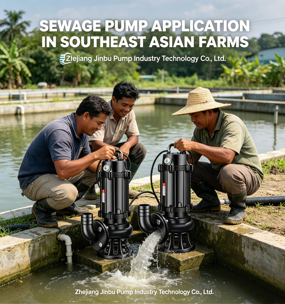 Zhejiang Jinbu Pump presenta bombas de aguas residuales de alta resistencia para aplicaciones agrícolas del sudeste asiático