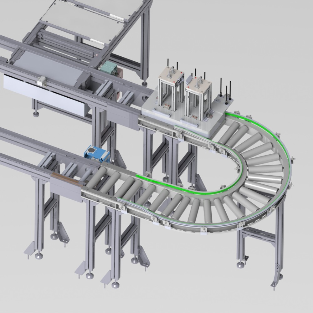 Roller Conveyor Curve Application2