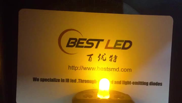 Derin dağınık lensli 5mm mum LED