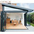 Folding Doors Double Glazed Bedroom Bifold Doors Glass Foldable As2047 Interior Exterior Door Tempered Aluminum Waterproof ODICK1