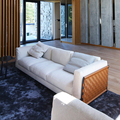 Italia Minimalis Connery Sofa Desainer Italia Atmosfer Suasana High Villa Klien Besar Ruang Tamu Modern Light Luxury1