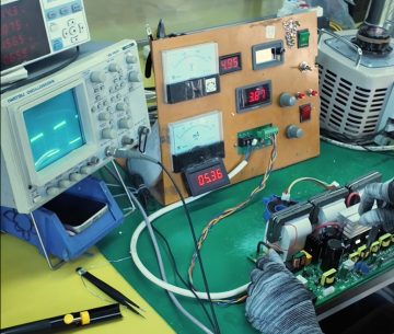CO2 Laser Power Supply Inspection and Batch Testing