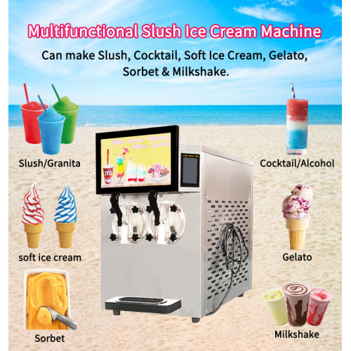 Lancement de nouveau produit - machine à crème glacée de neige fondante multifonctionnelle