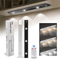 Black Aluminum USB Rechargeable Dimmable Motion Sensor Under Cabinet Lights1