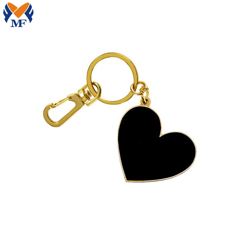 Heart Enamel Keychain