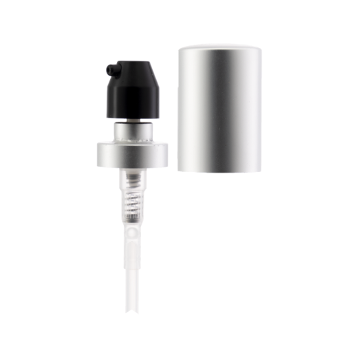 Bomba de tratamento de crimpagem de prata fosca FEA 20 com tampa de alumínio