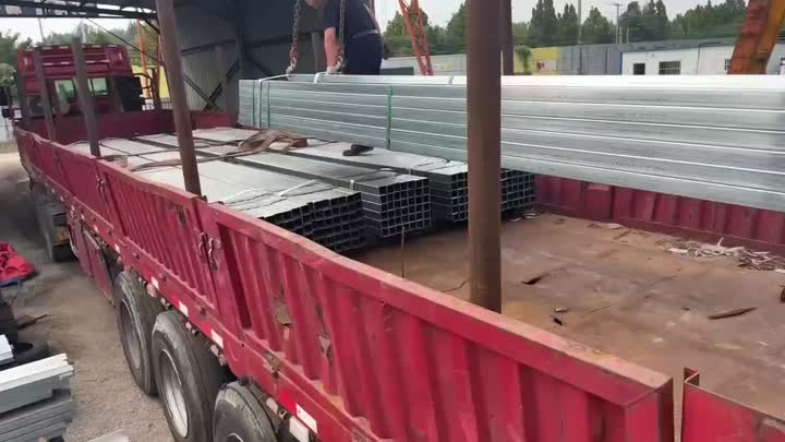 Galvanized square pipe