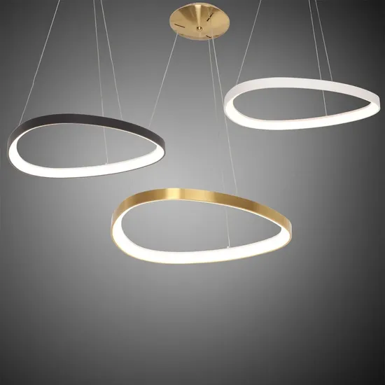 Luz colgante LED europea moderna: araña acrílica elegante1