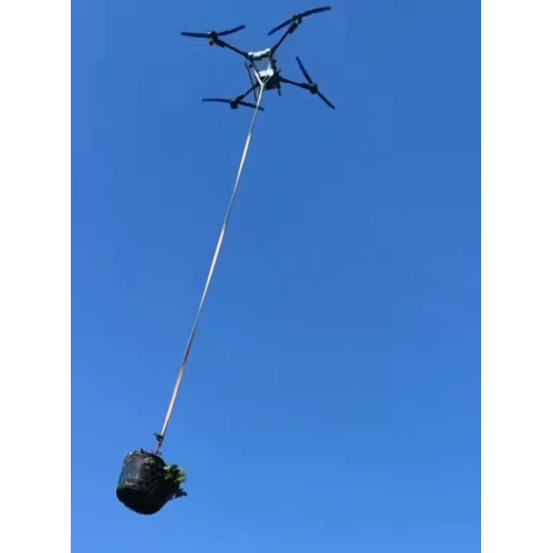 Los agricultores en Jiangsu que cultivan sandías usan el dron de transporte de 50 kg de nuestra compañía para transporte a corta distancia