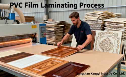 Industrie de Jiangshan Kangyi : Élevez la décoration mondiale avec des films PVC de qualité supérieure : respectueux de l'environnement, polyvalents et livraison garantie