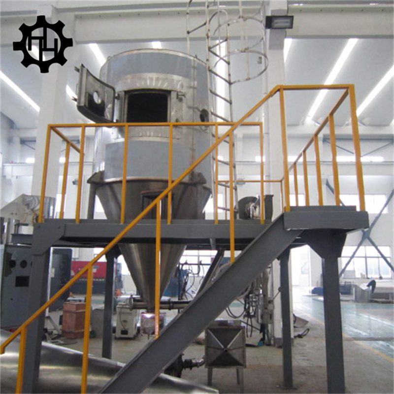 Influence of temperature on drying of high-speed centrifugal spray dryer