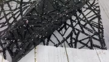 Spangle Embroidert Fabric