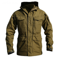 Tactical Waterproof Windbreaker Hiking Jacket - Men's High-Quality Multi-Pocket Outdoor Gear1