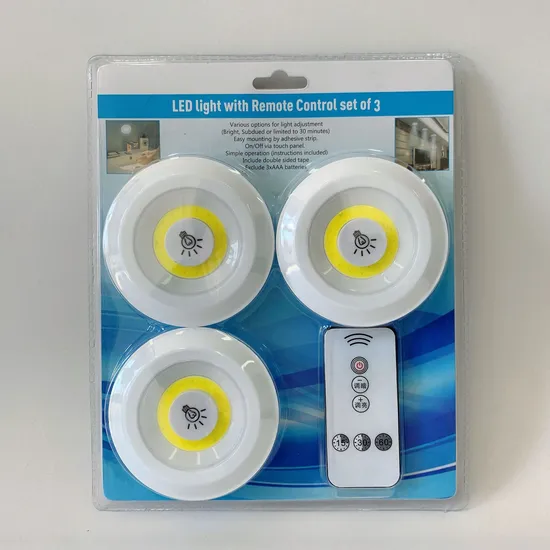 Controle remoto moderno Lâmpadas de parede LED - 3 PCs Round Shape1