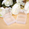 Mini PP Transparent Plastic Square Storage Box for Ear Studs and Hooks1