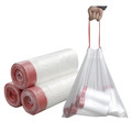 13gallon Black Plastic Poly Trash Garbage Bags1