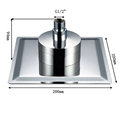 Stainless Steel High Pressure Rain Shower Head Filter for Hard Water1
