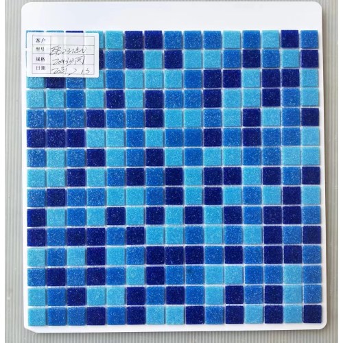 melt glass mosaic details video