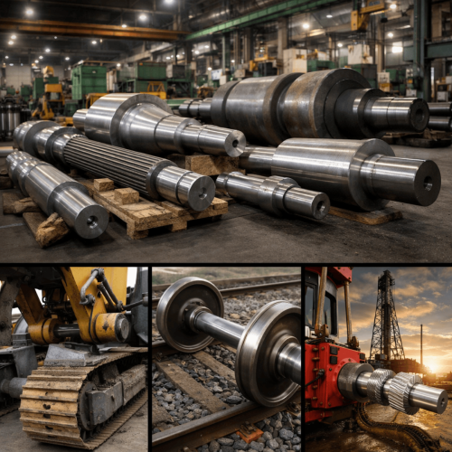 산업용 단조 샤프트: 일반적인 유형 및 사용처
