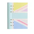 Refillable A5 Leather Notebook Padfolio - 6 Ring Binder Journal1