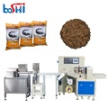 Automatic fish bait nutrition packaging machine fish meal food fish feed ingredients extruder machine and packing machine1
