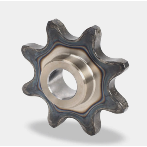 The design of the head sprocket assembly for a mobile scraper conveyor has been optimized, significantly improving its performance.