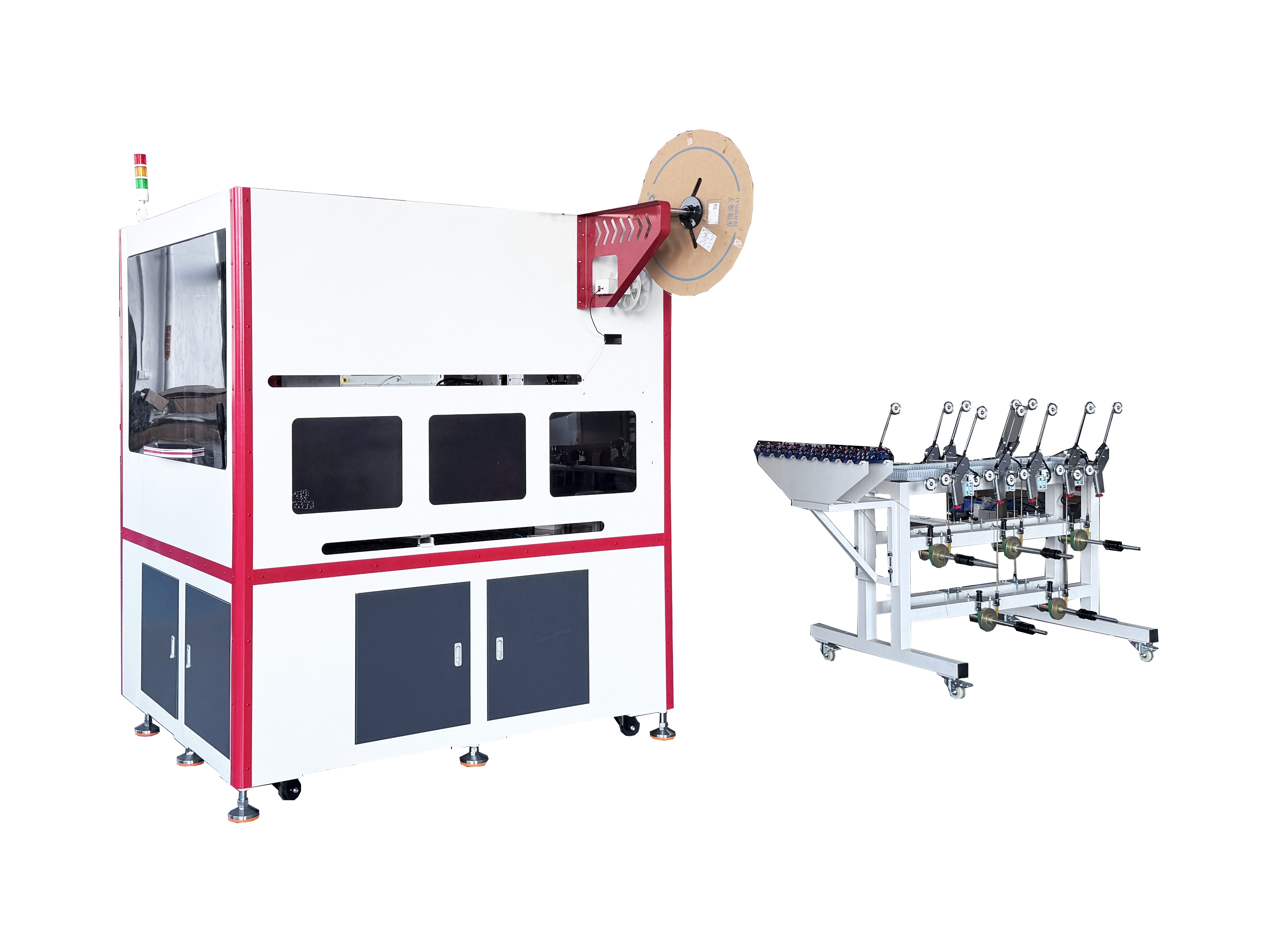 JH-880CK Полностью автоматическая двусторонняя машина для обжима и вставки корпусов многоэтажных разъемов