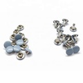 Factory Direct Metal Double Cap Studs Rivets for Garment and Luggage (4mm-18mm)1