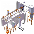 Horizontal Aluminum Profiles Powder Coating Production Line1