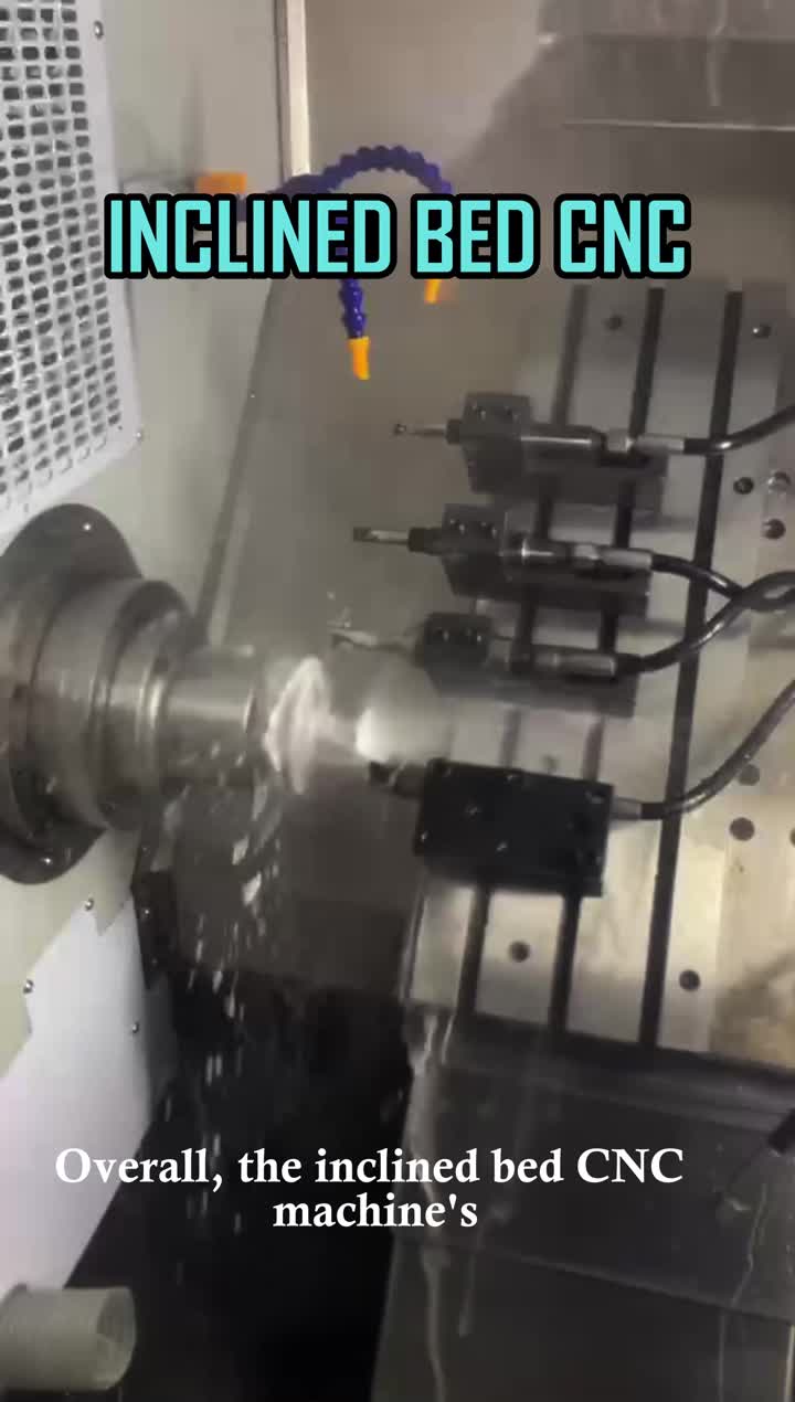 Machine CNC à lit incliné