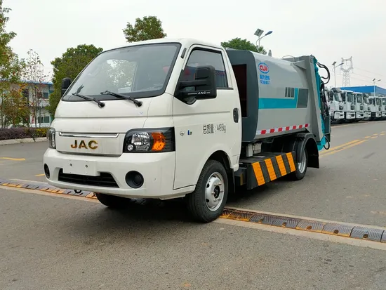 Bateri Tahan Lama JAC 4X2 4-5cbm Electric Compacted Refuse Trak untuk Pengurusan Taman1