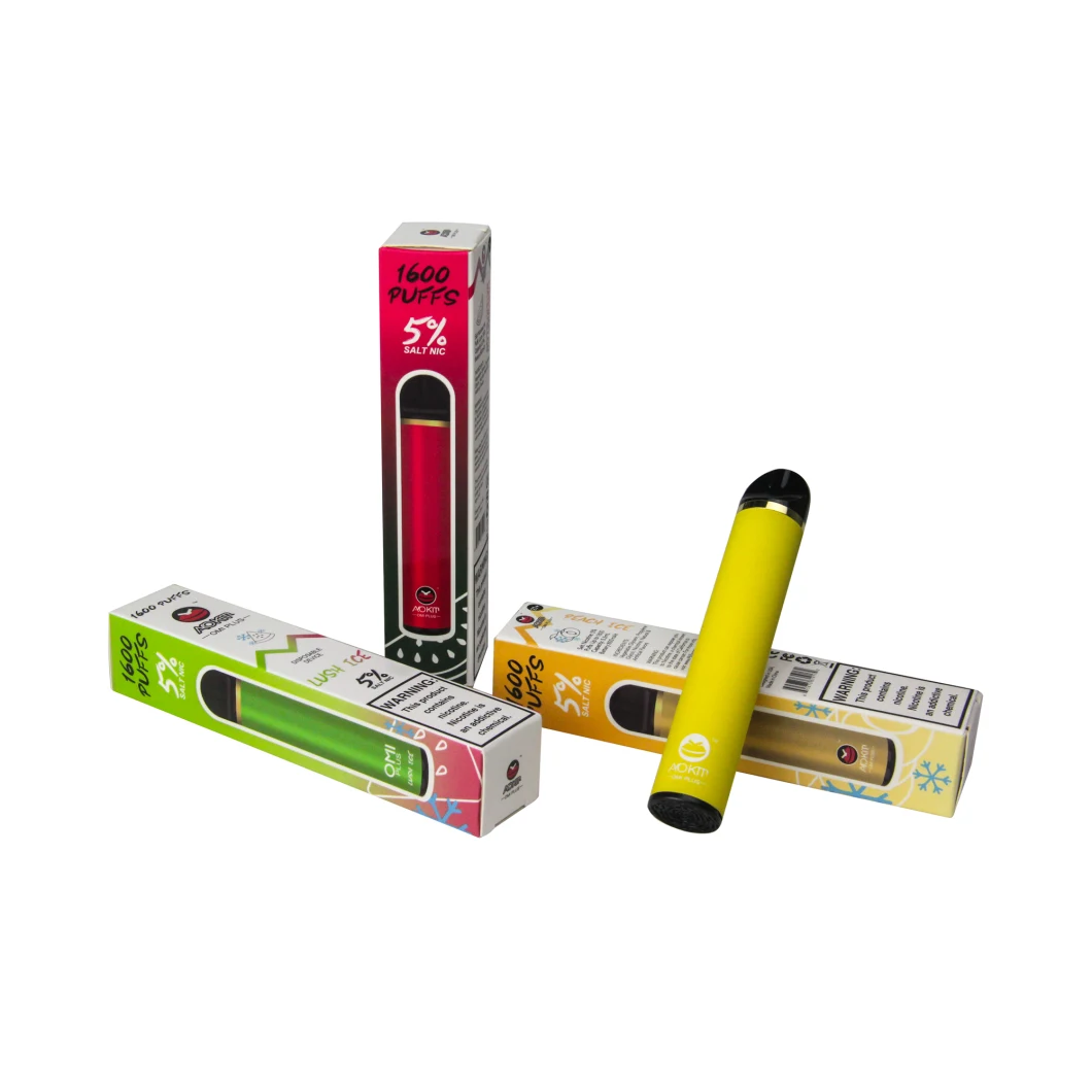 Оптовый одноразовый комплект Vape 1600 затяжек 5,3 мл мини-электронной сигареты с предварительно заполненной ручкой