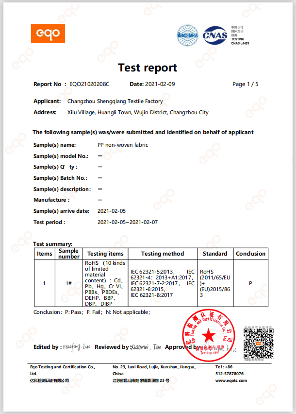 Detection of hazardous substances