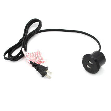 T02 black US plug US USB charging
