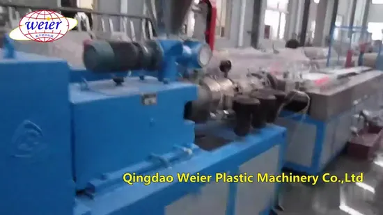 पीवीसी डब्ल्यूपीसी खोखले दीवार पैनल एक्सट्रूज़न लाइन डब्ल्यूपीसी विनिर्माण संयंत्र1