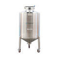Stainless Steel Sterile Storage Tank for Liquor, Honey, Food, Oil, Juice, and Urea - Double Jacketed Conical Bottom1