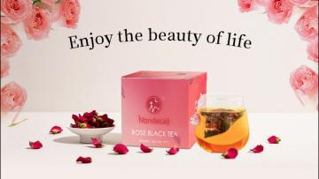 rose black  tea video