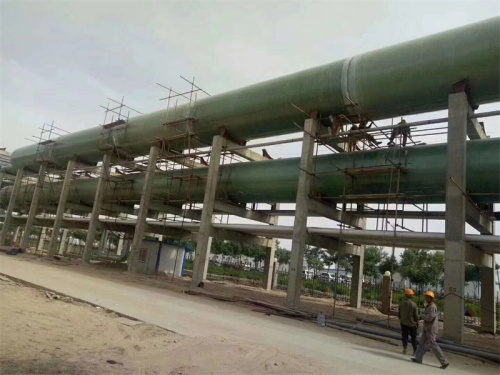 Tubo GRP in fibra di vetro di resina di ester per progetto di desalinizzazione dell'acqua di mare