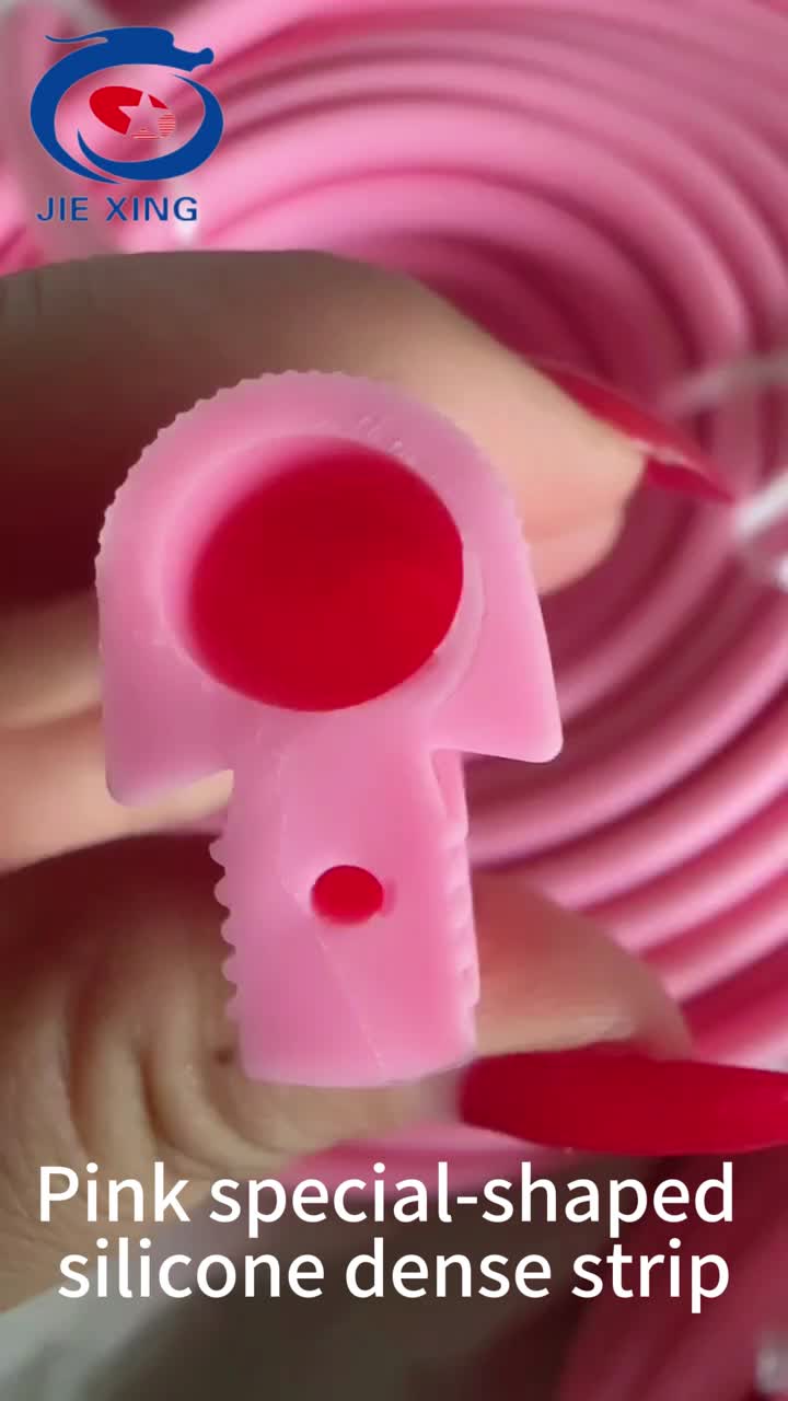 Tira em forma de silicone rosa