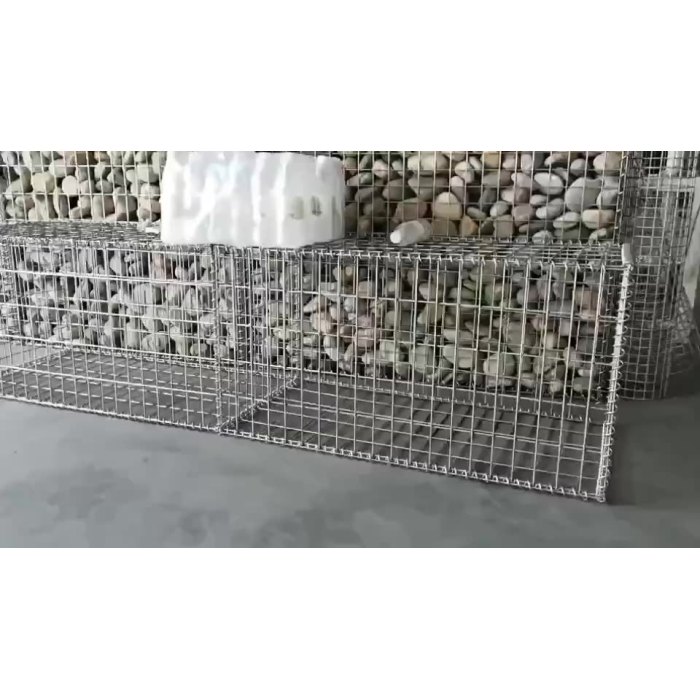 1*0.3*0.3 m Gabion Iron Wire Basket Mesh Cages Rock Retaining Wall 200x100x50 welded gabion box gabion wall basket mattress cage1