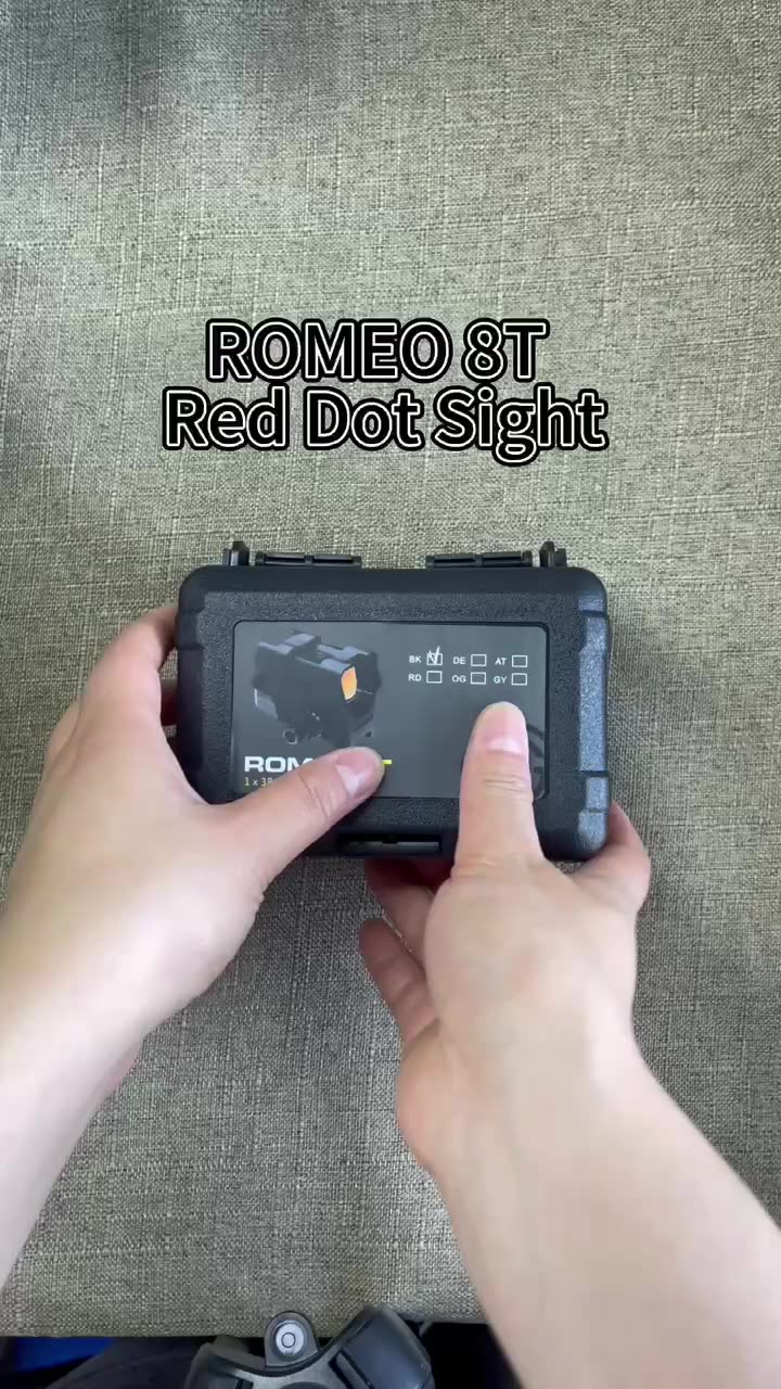Viete optique 8t Red Dot Sight 1x38mm Red Dot Scope ajustement pour les sports extérieurs1