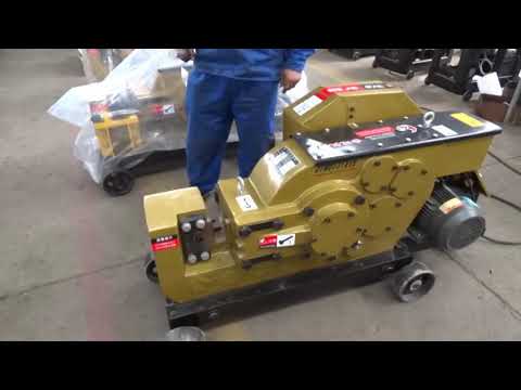 GQ40/50/60 Series rebar cutting machine operation video