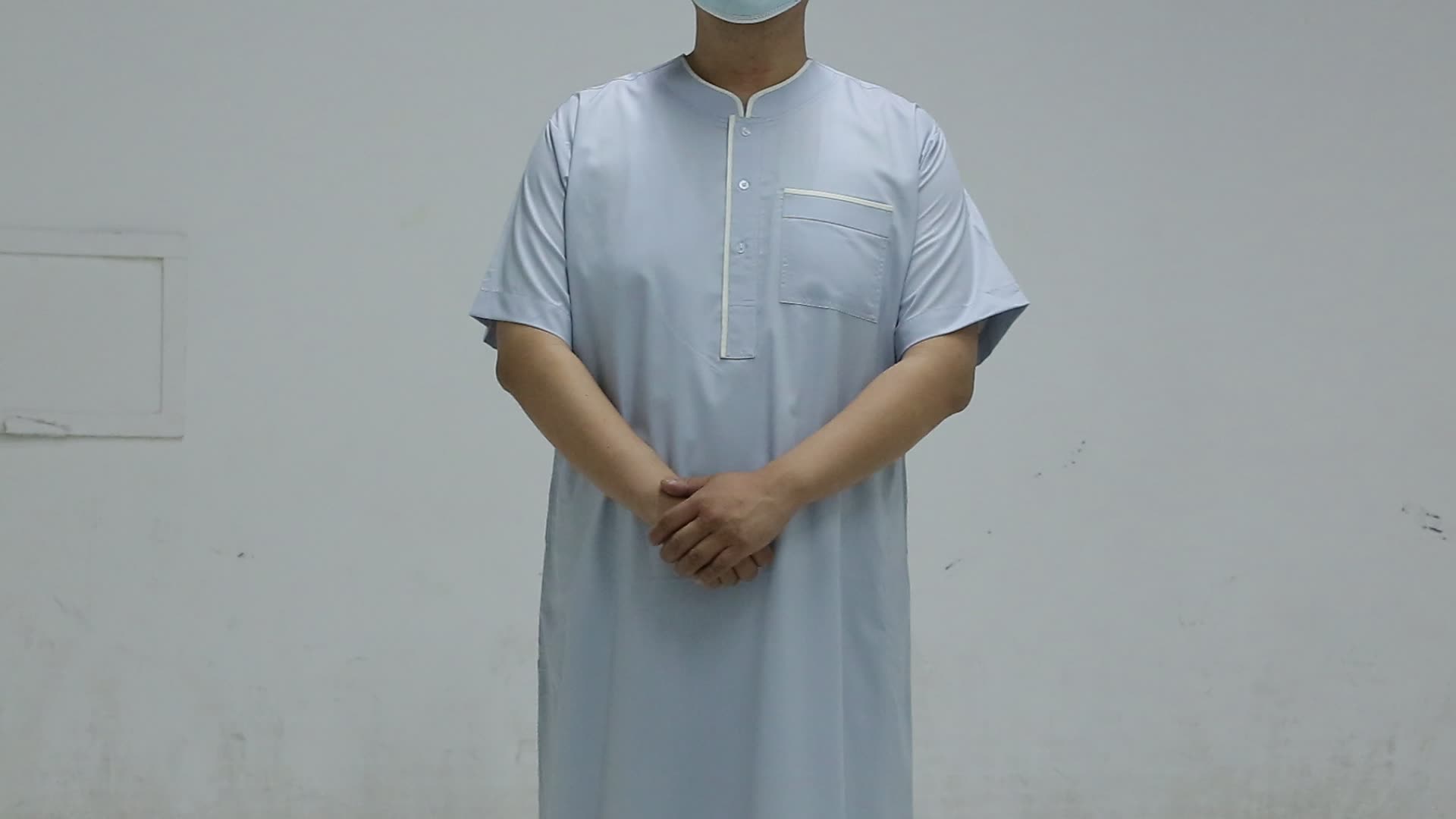 Nuovo Thobe marocchino per uomini Thobe Cotton Thobe Muslim1
