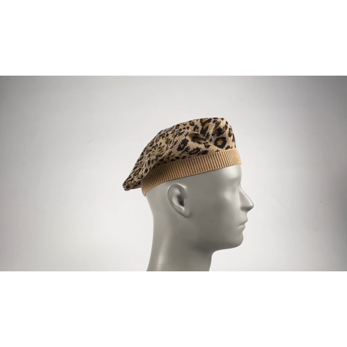 Chapeau jacquard tricoté