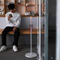 Customizable Store Display: Creative Logo, USB Charging, Glow-in-the-Dark Floor Sign1