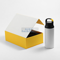 Custom Foldable Flip Lid Paper Boxes with Magnetic Closure for Water Bottles and Mugs1