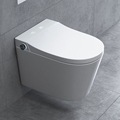 انخفاض السعر بالجملة الجديدة الأشعة فوق البنفسجية أشعة Smart Smart Sanitary Ware Bathroom Ceramic Round Wall Hung Evalet1