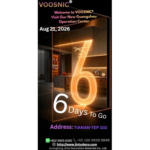 Обратный отсчет открытия операционного центра VOOSNIC® в Гуанчжоу – приглашаем клиентов со всего мира посетить наш объект